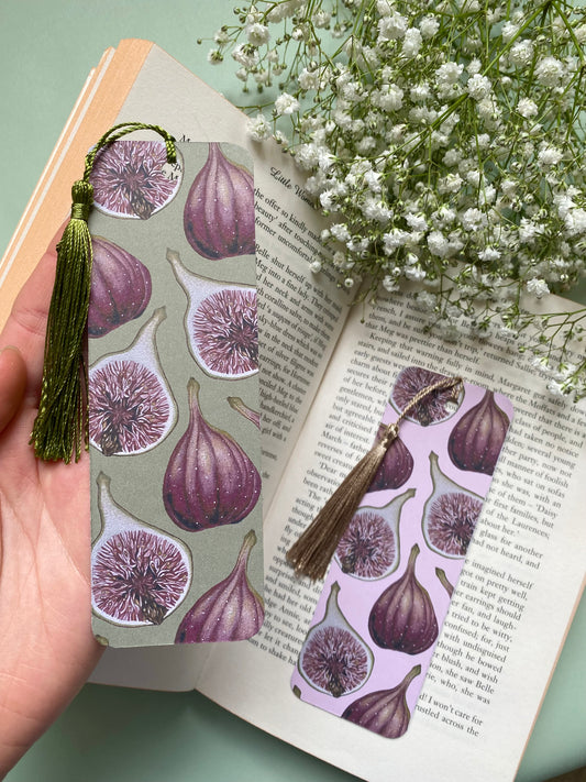 Botanical Figs Watercolour Bookmark
