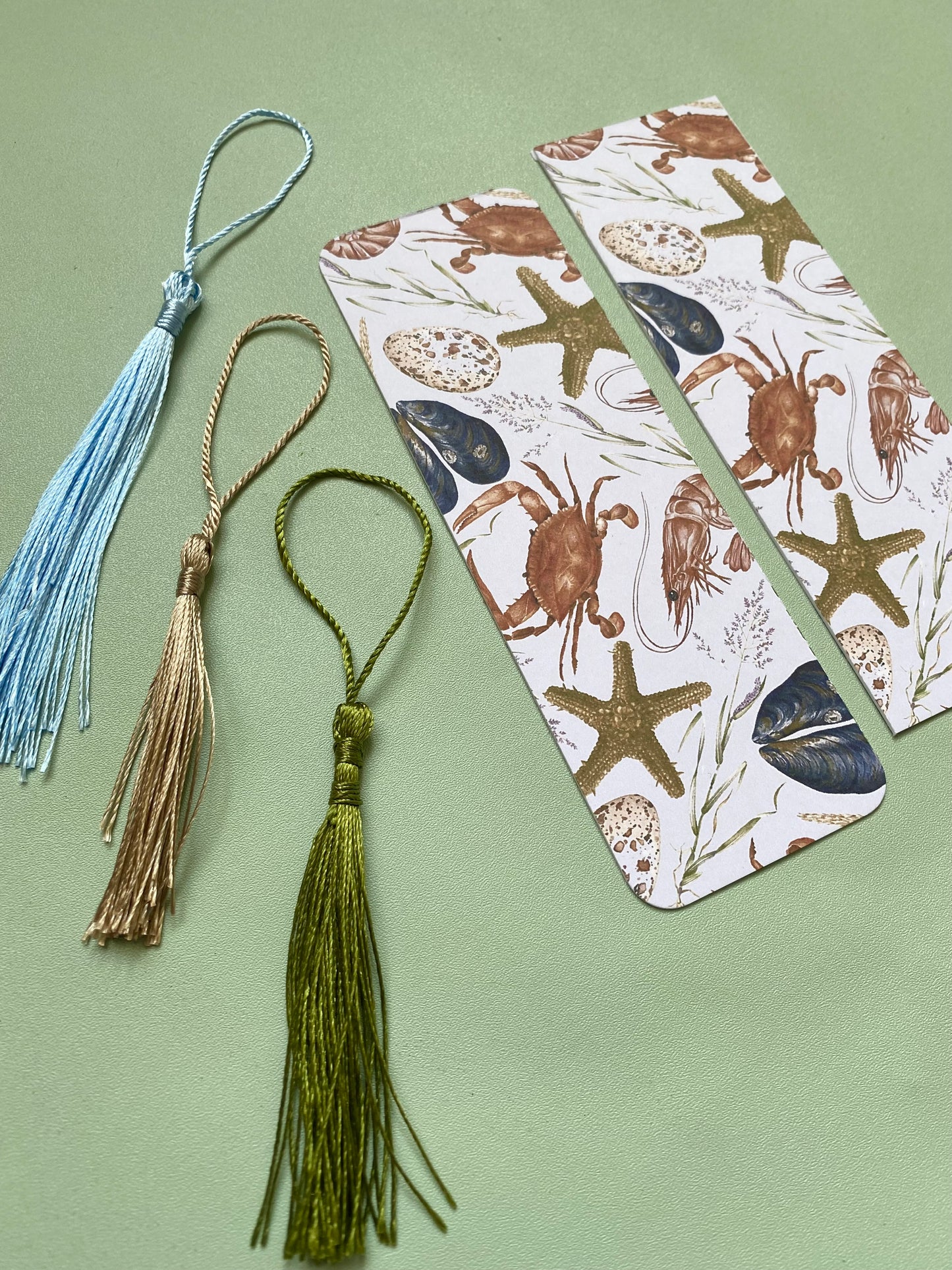 Coastal Watercolour Bookmark
