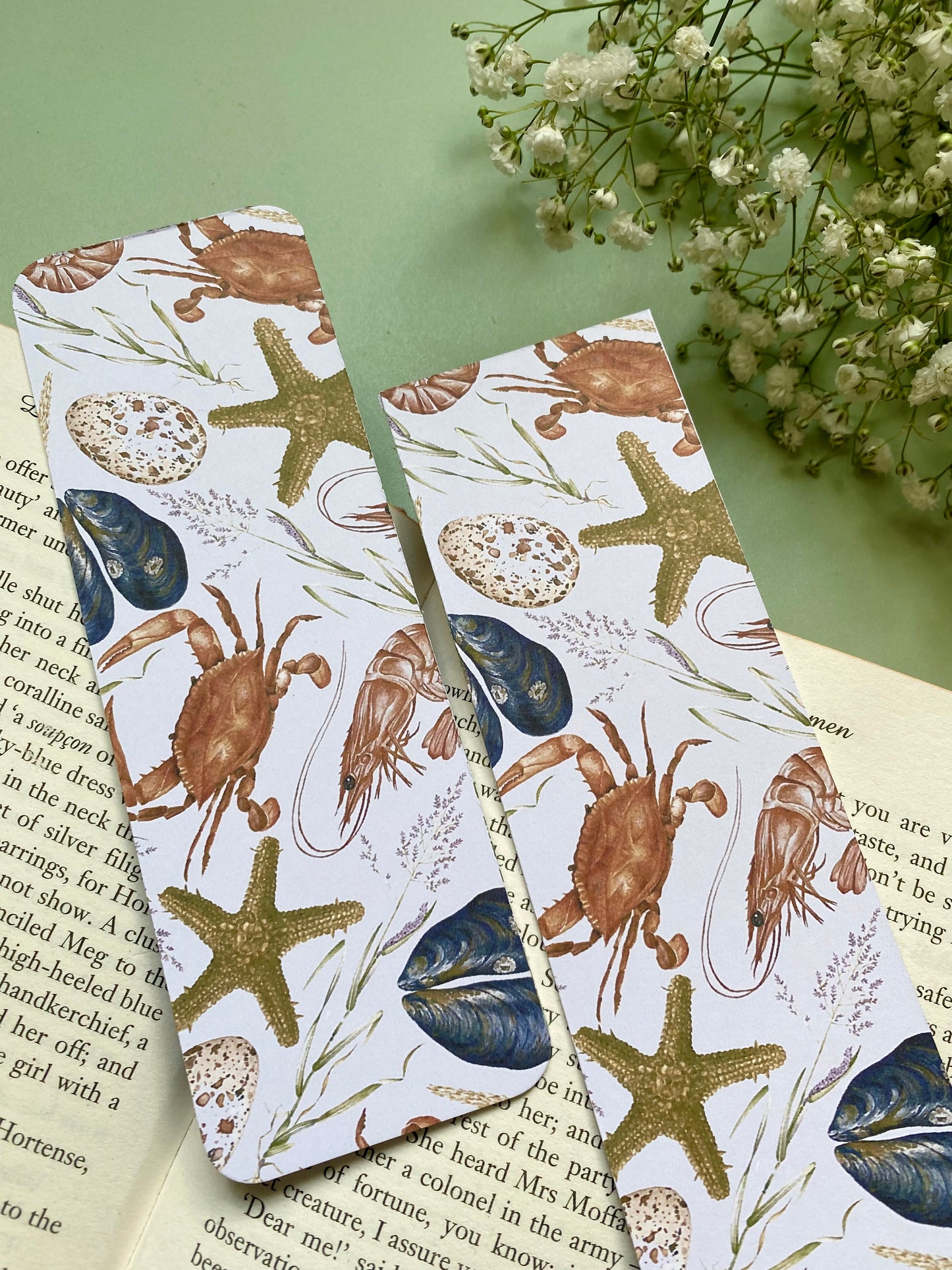 Coastal Watercolour Bookmark
