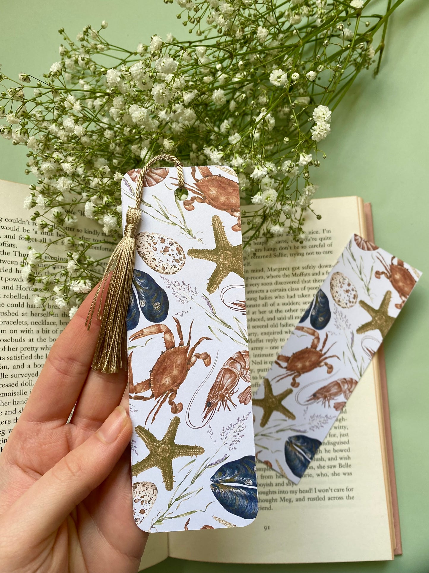 Coastal Watercolour Bookmark