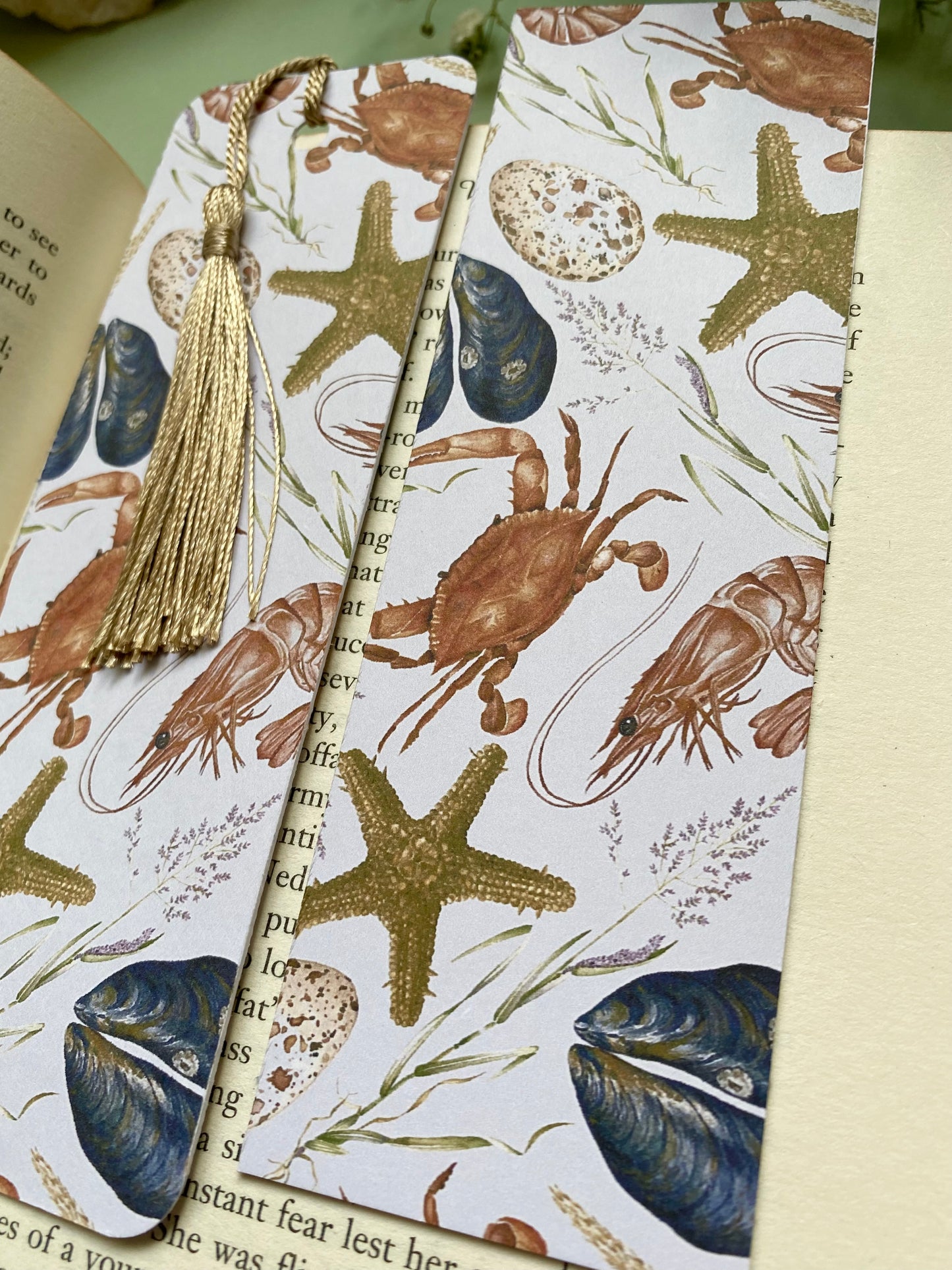 Coastal Watercolour Bookmark