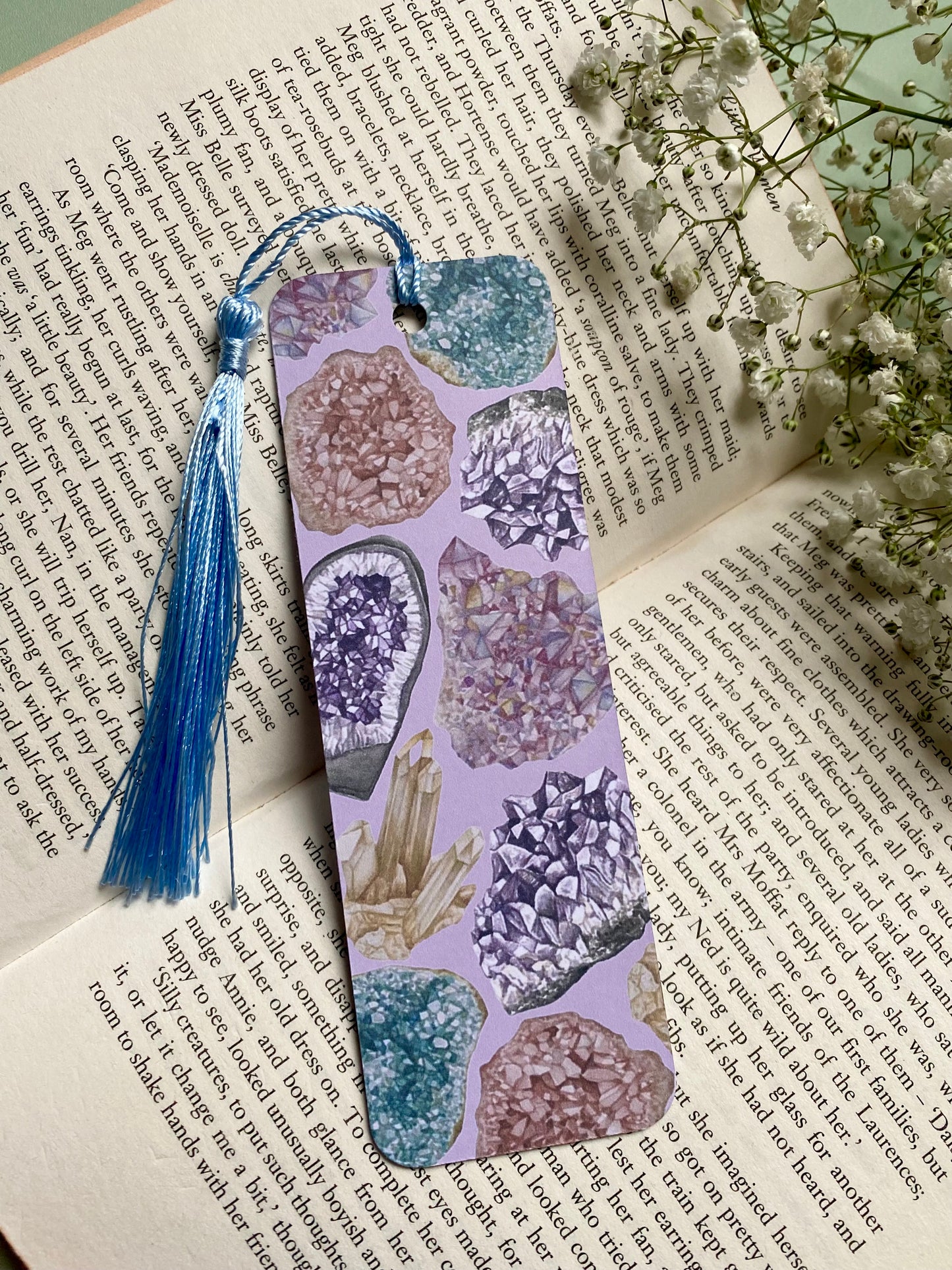 Crystal Watercolour Bookmark