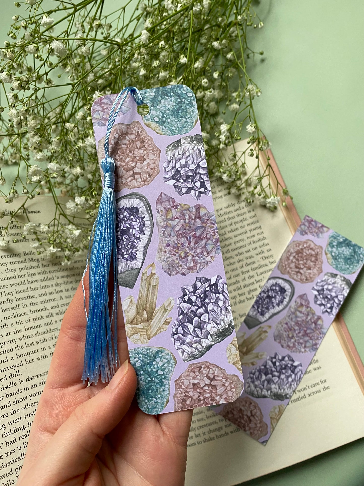 Crystal Watercolour Bookmark