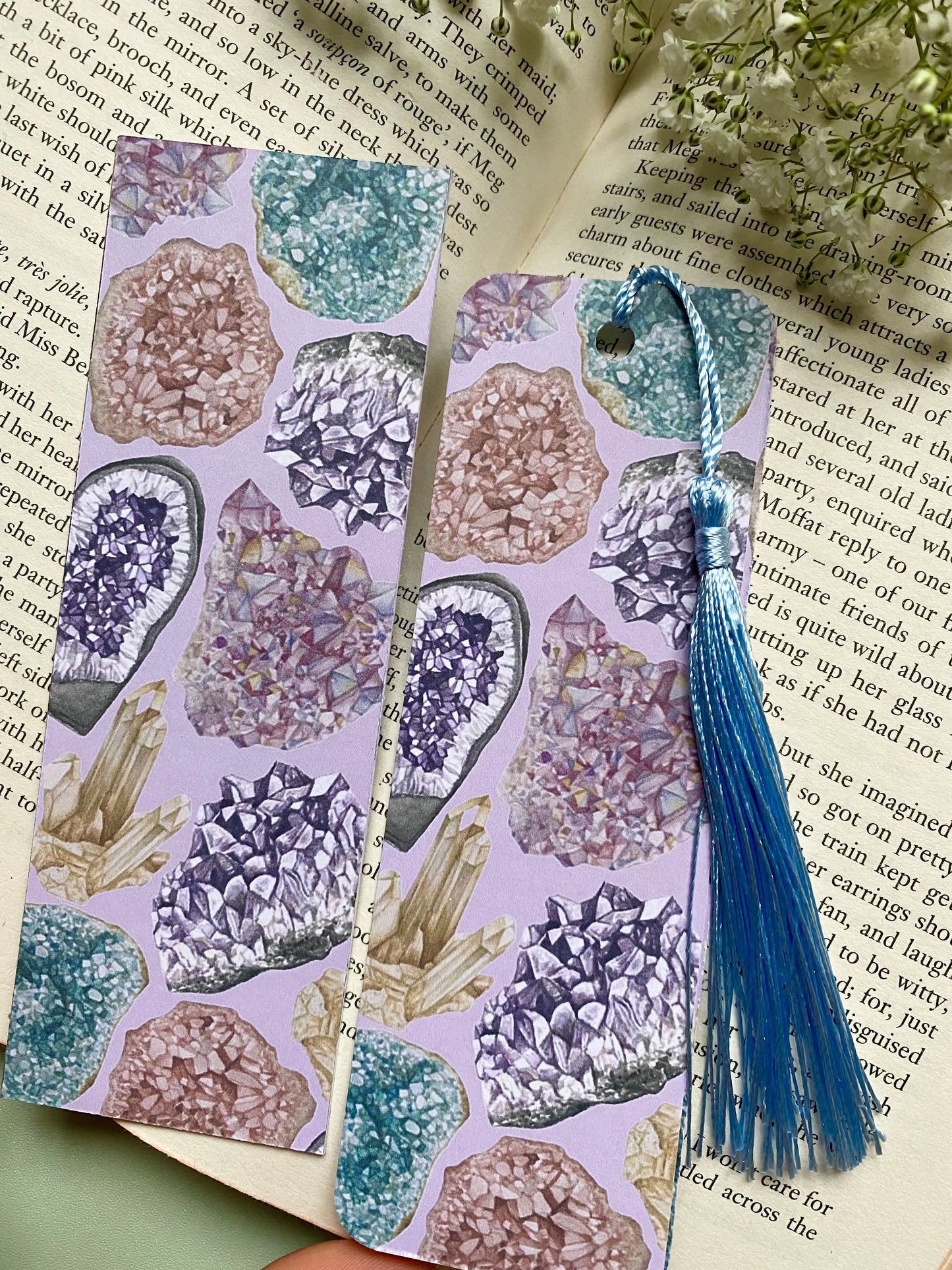 Crystal Watercolour Bookmark