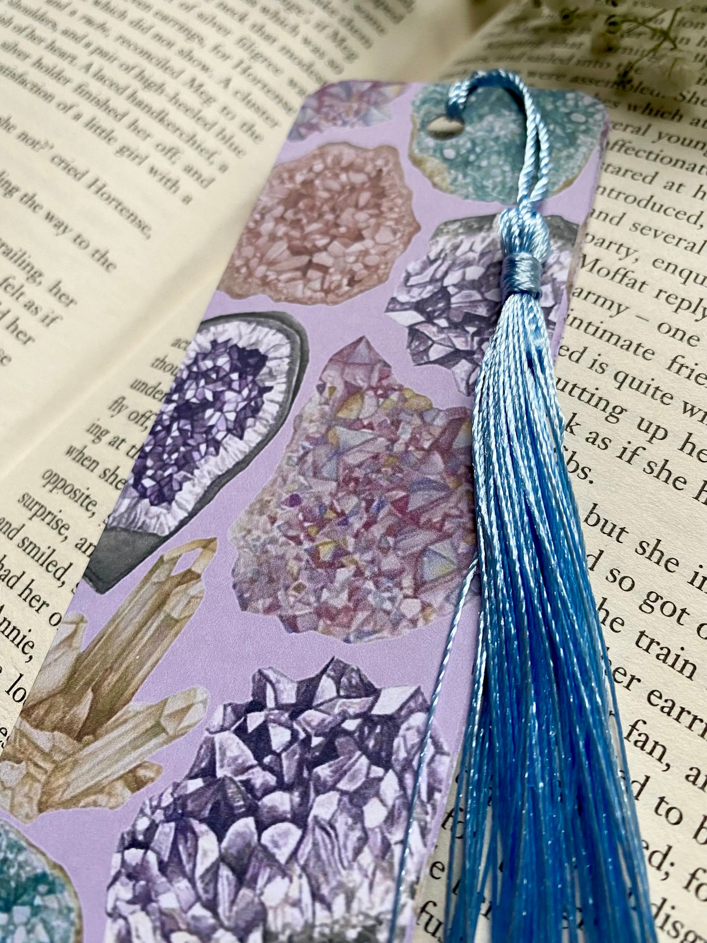 Crystal Watercolour Bookmark