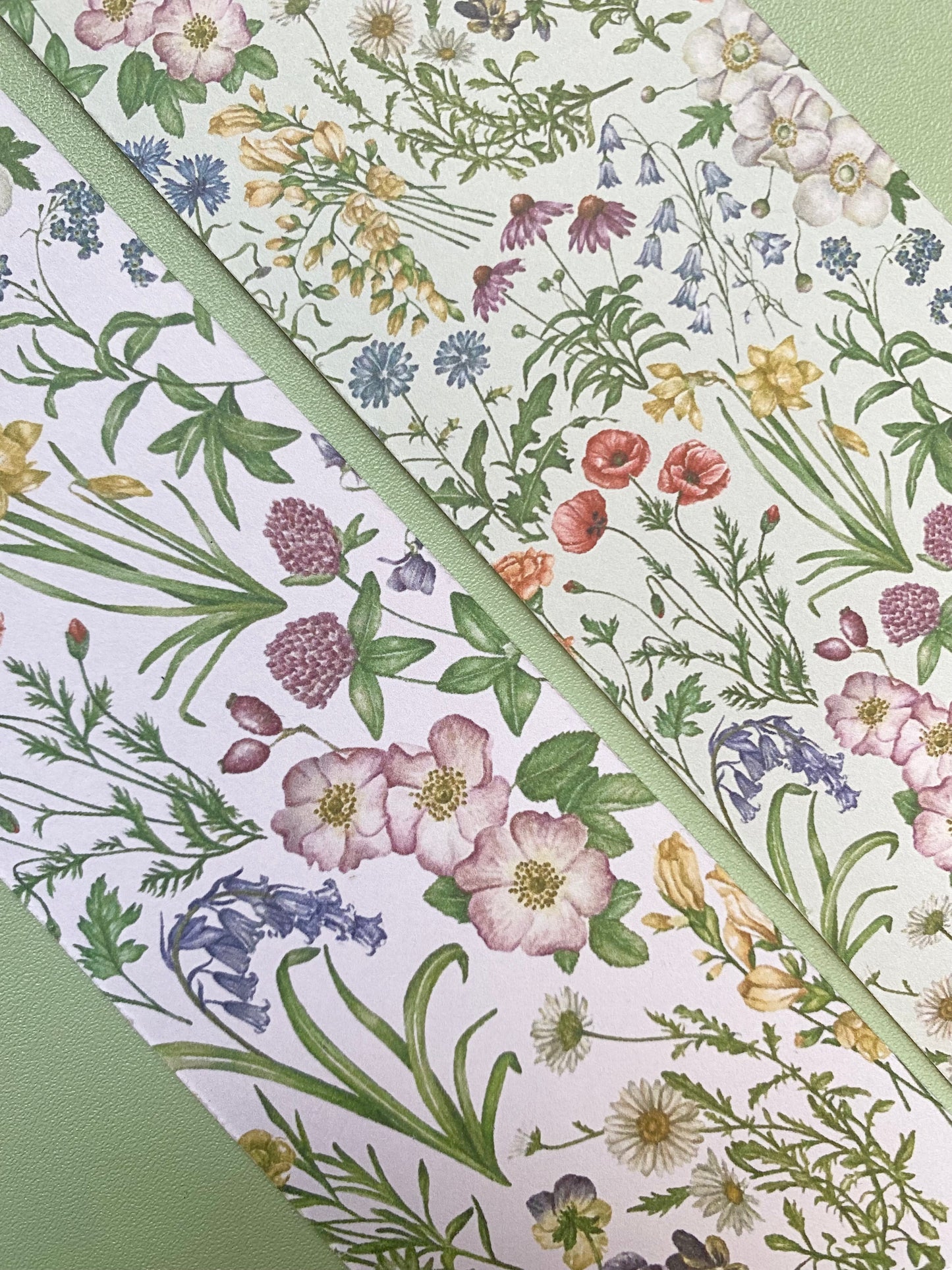 Botanical Wildflower Watercolour Bookmark