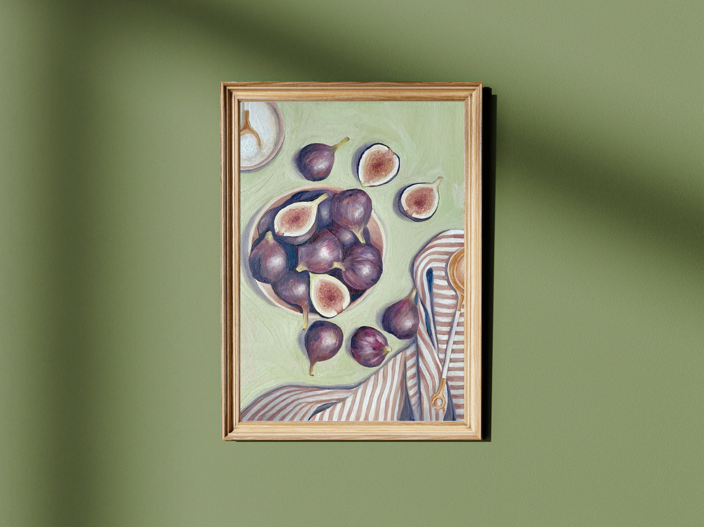 Figs Tablescape Still life Oil Painting Print