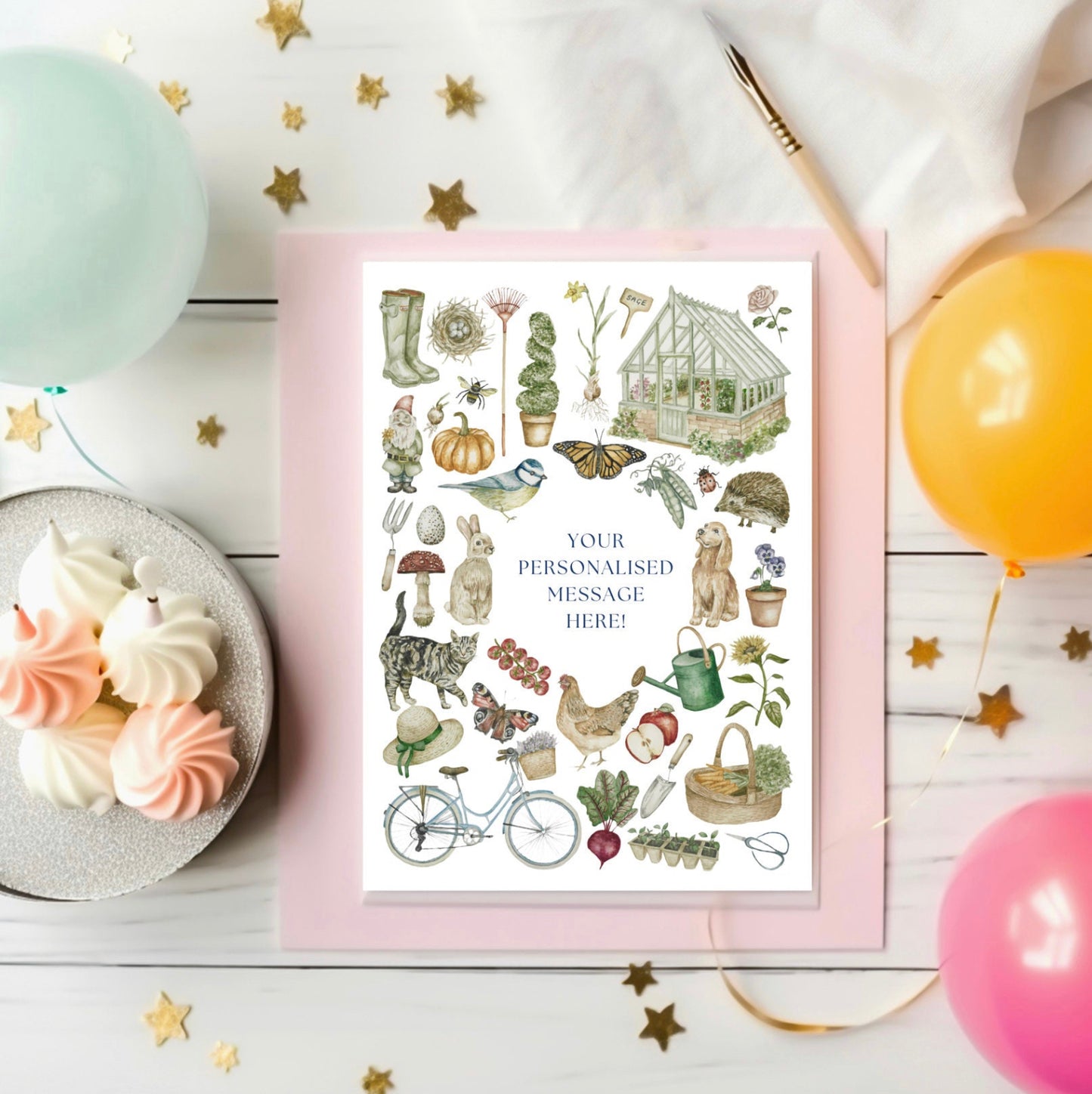 Personalised Gardening Lover Card