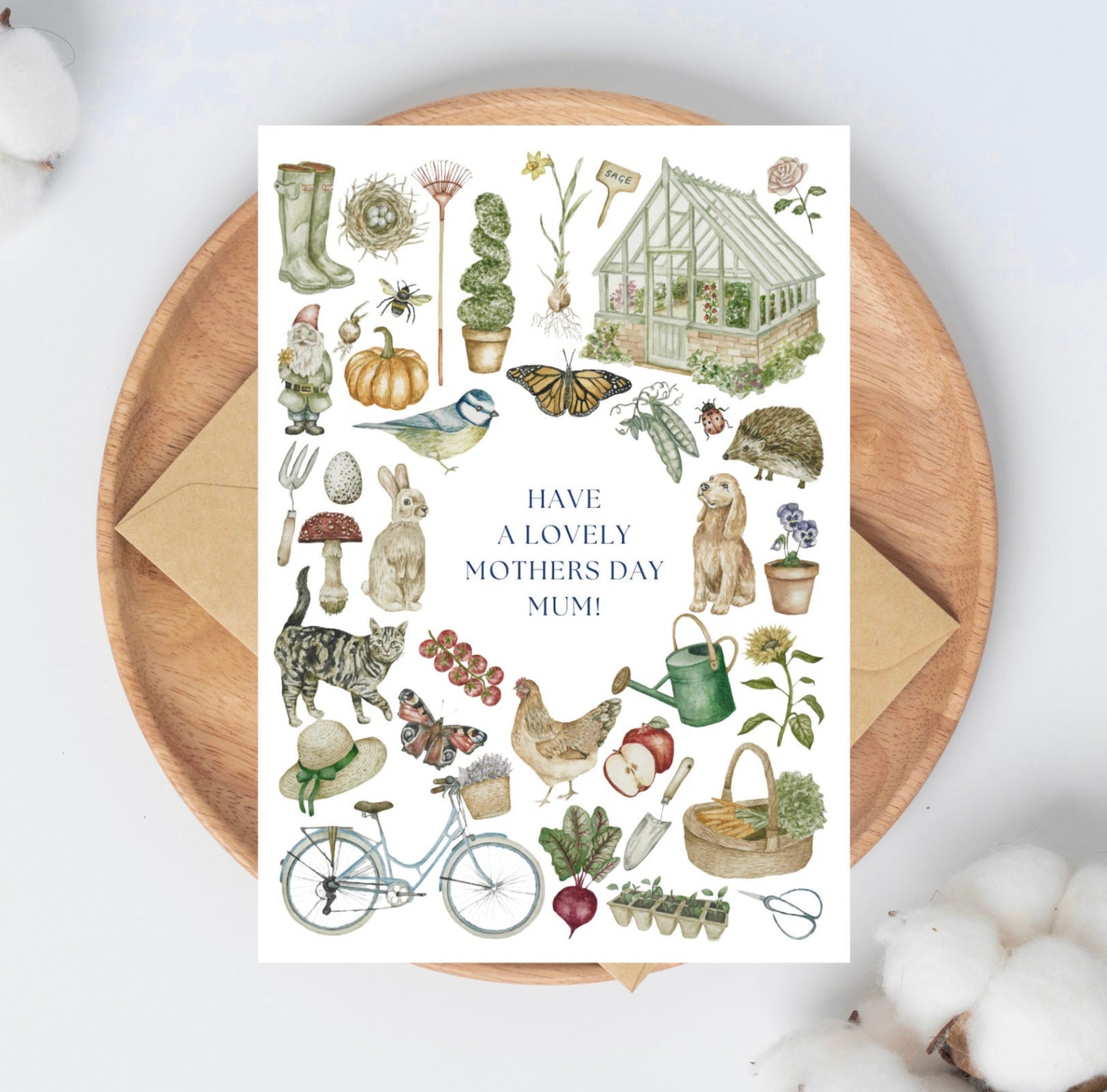 Personalised Gardening Lover Card