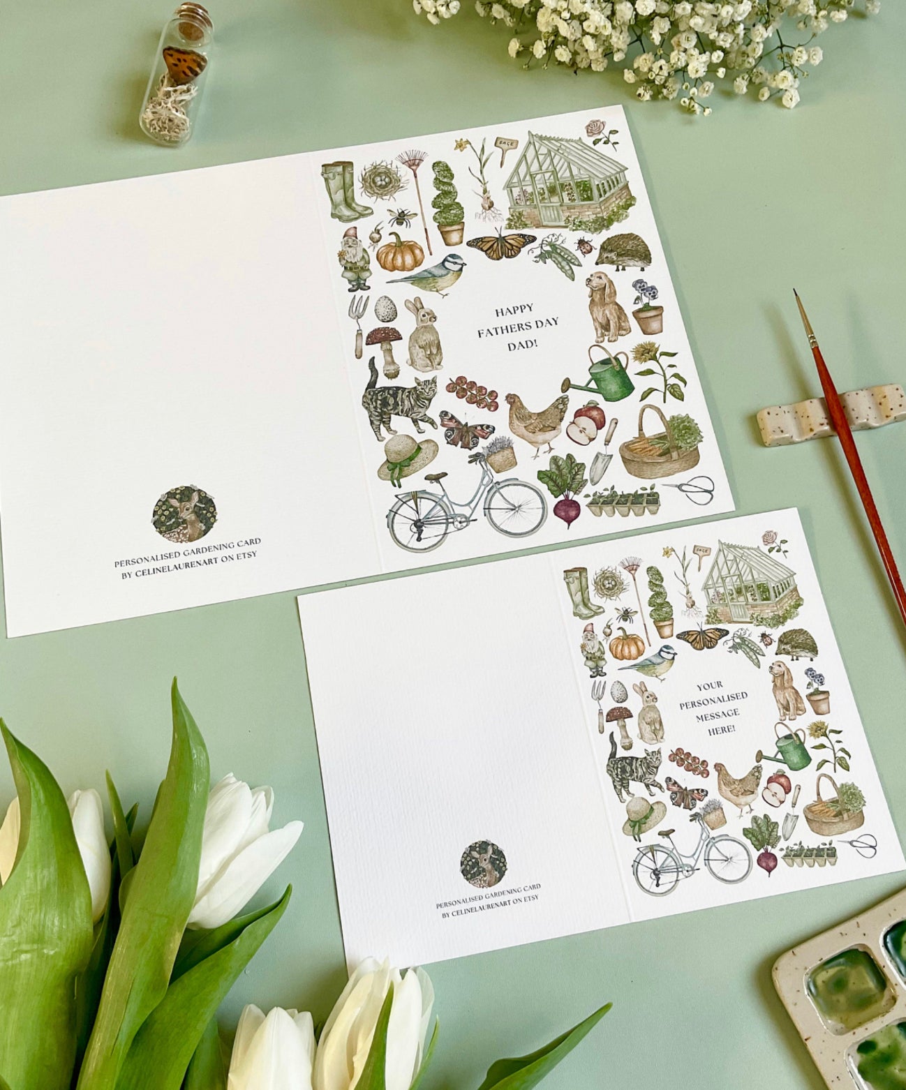 Personalised Gardening Lover Card