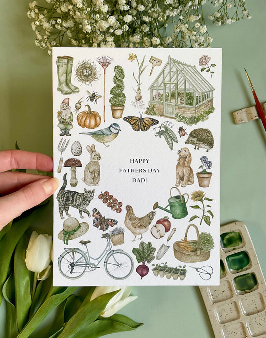 Personalised Gardening Lover Card