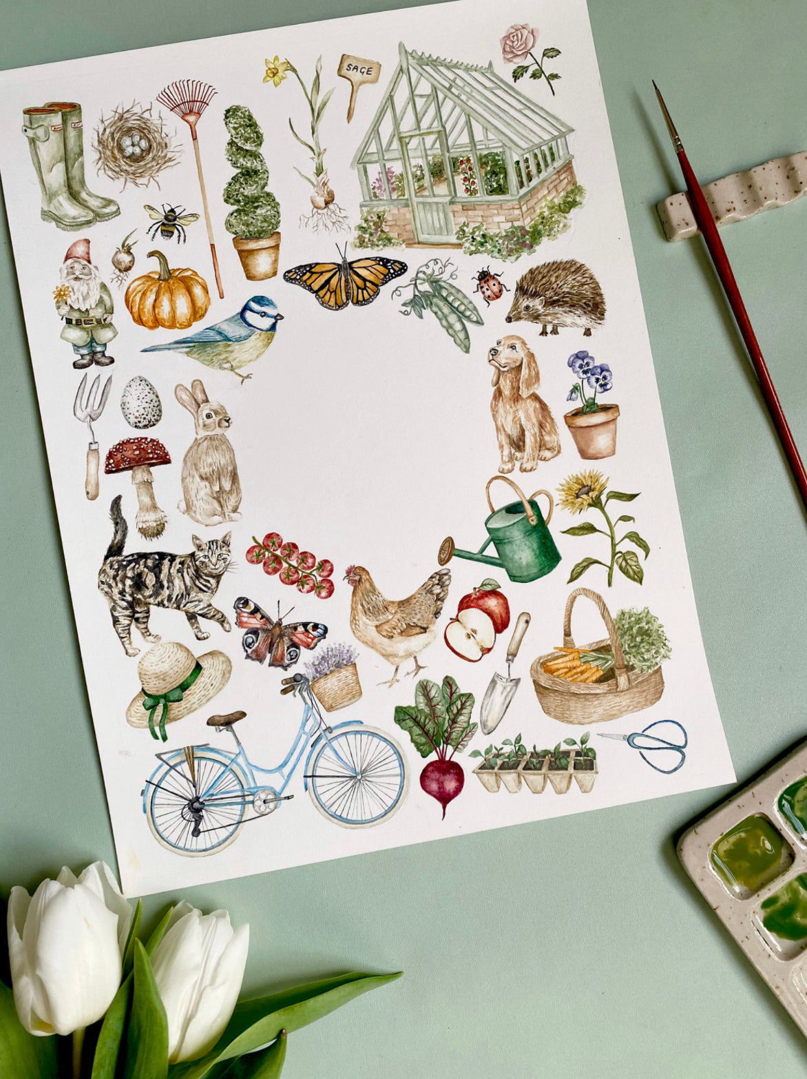 Personalised Gardening Lover Card
