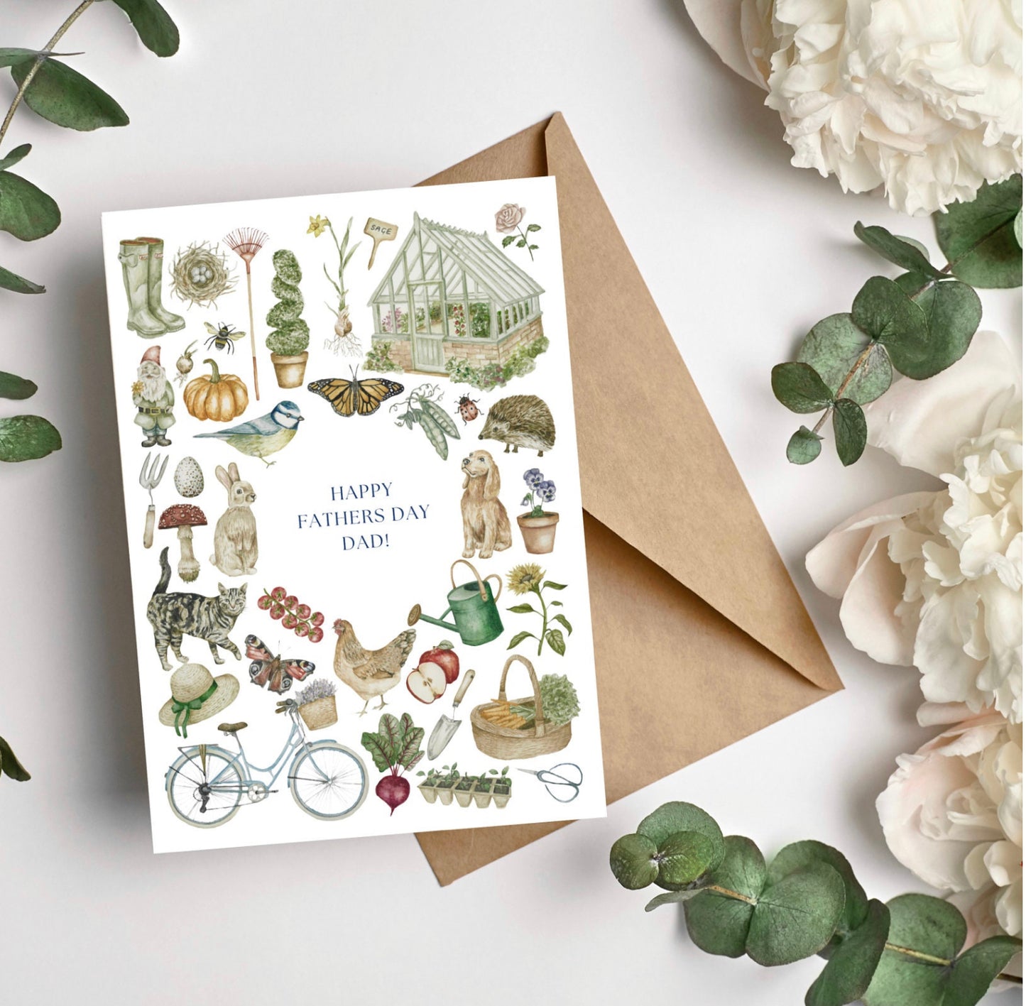 Personalised Gardening Lover Card