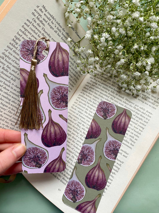 Botanical Figs Watercolour Bookmark