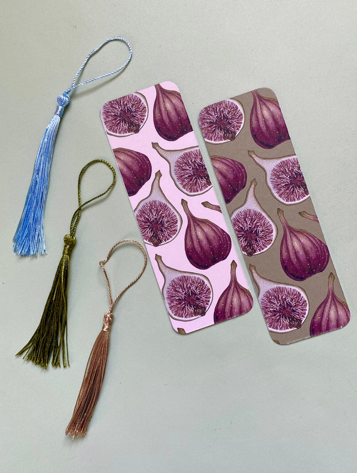 Botanical Figs Watercolour Bookmark