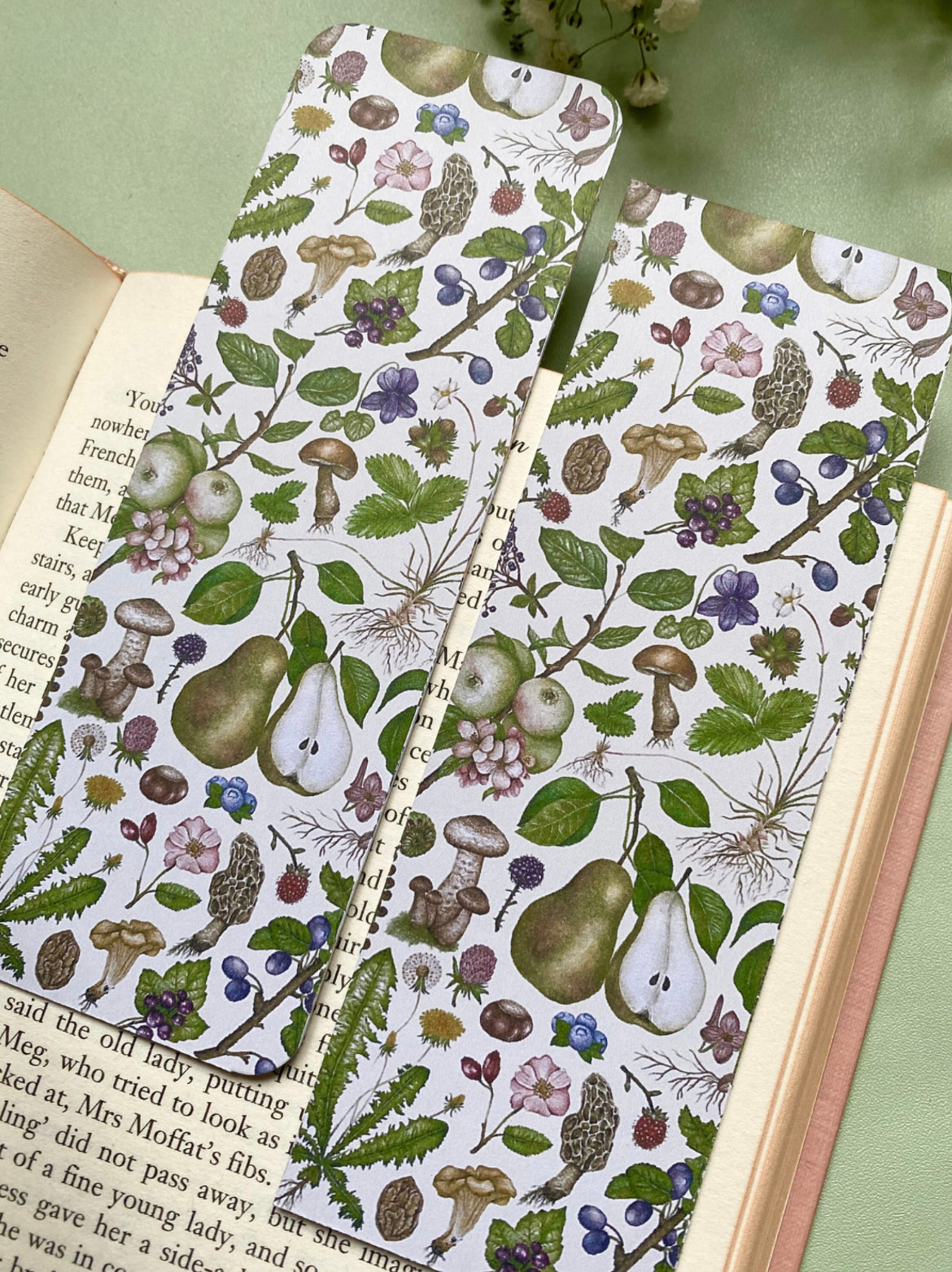 Botanical Foraging Watercolour Bookmark