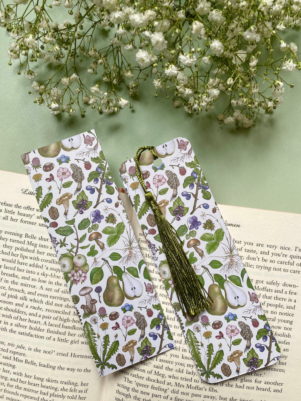 Botanical Foraging Watercolour Bookmark