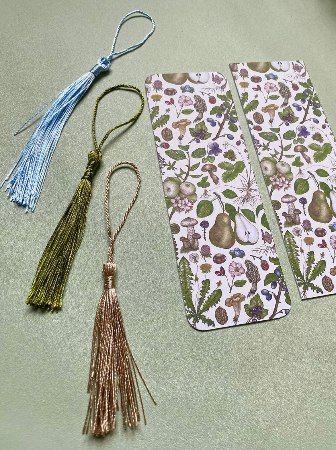 Botanical Foraging Watercolour Bookmark
