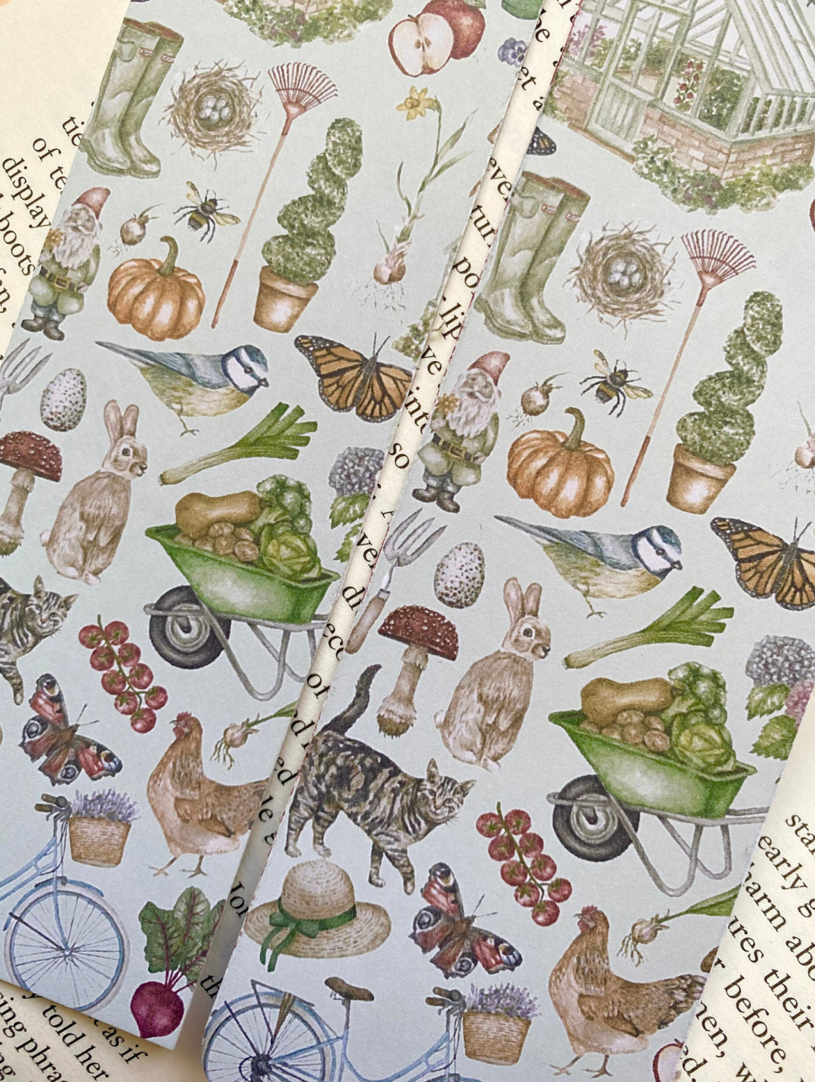 Gardening Watercolour Bookmark