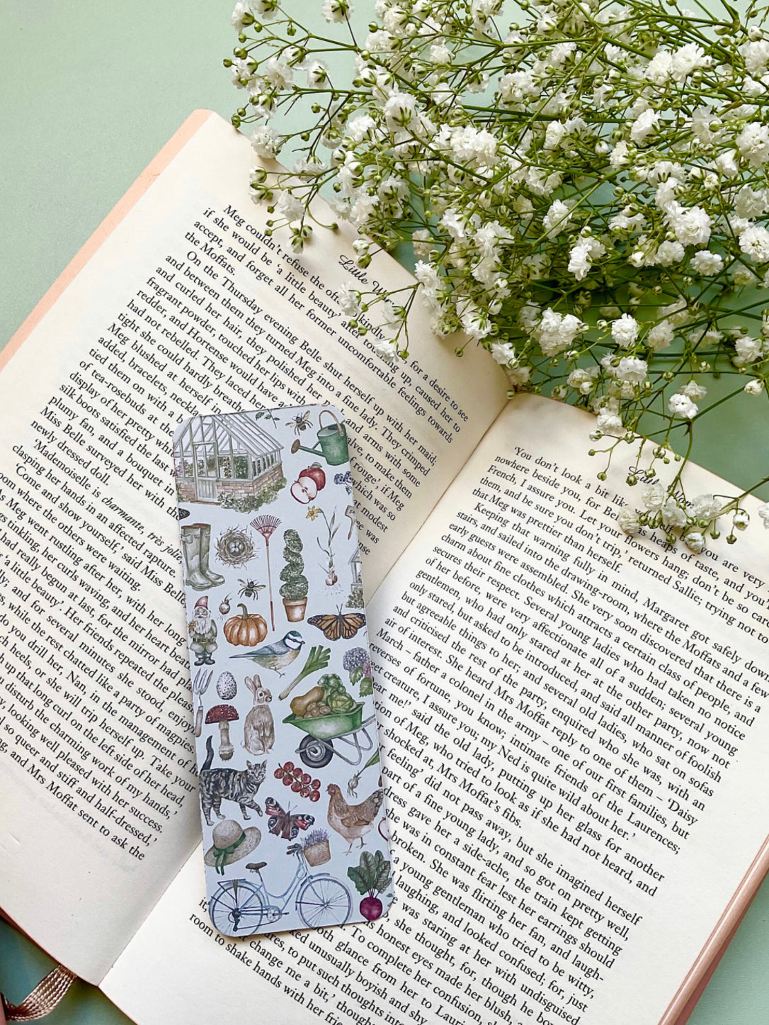 Gardening Watercolour Bookmark