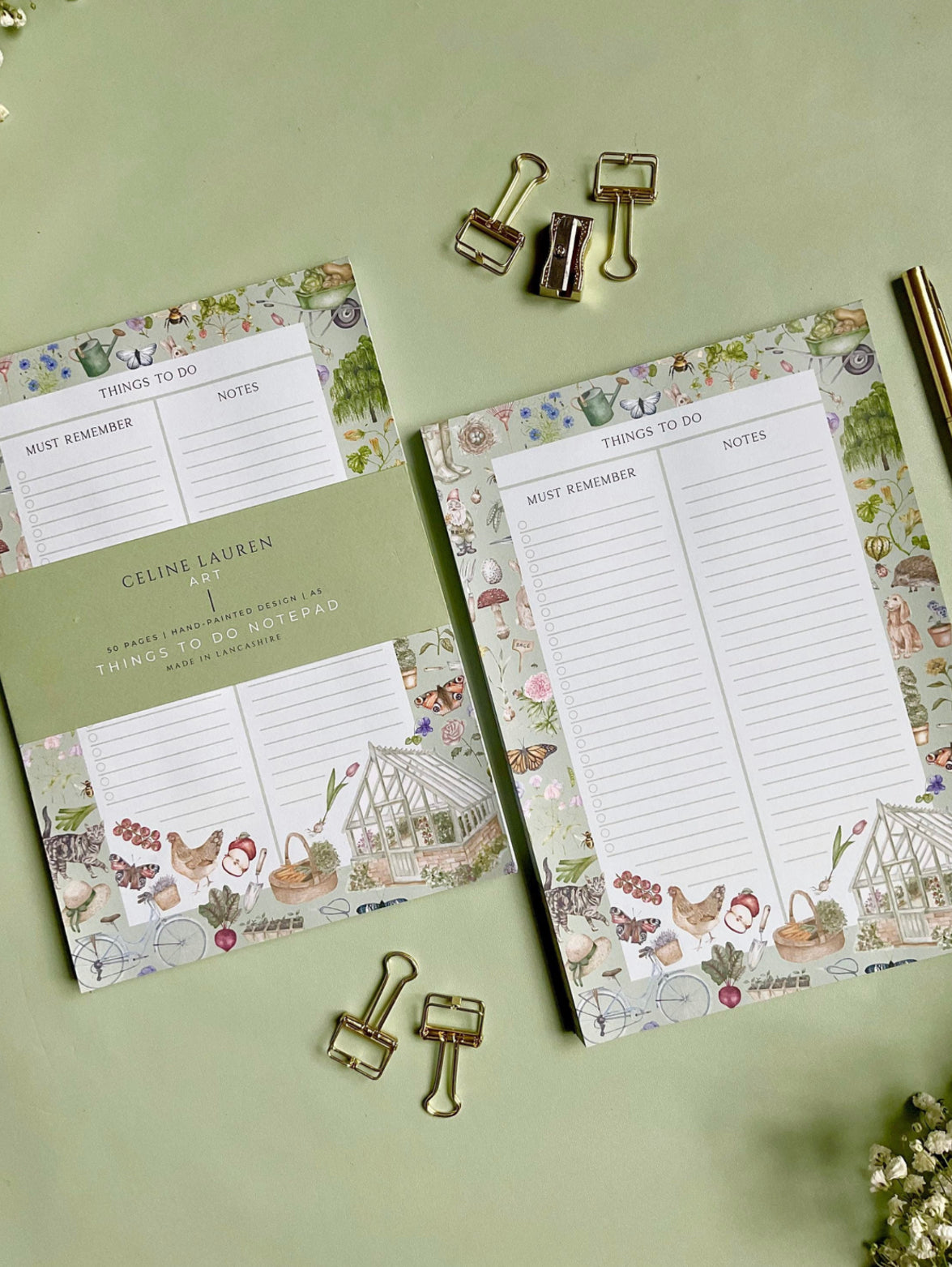 Gardening To-Do List Notepad