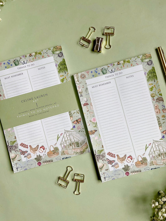 Gardening To-Do List Notepad