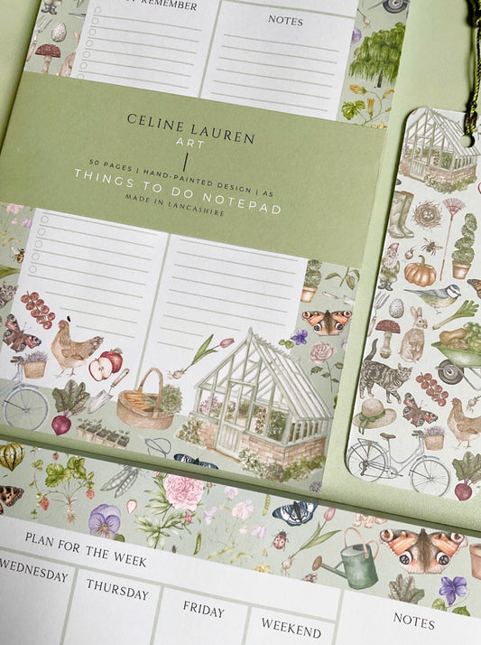 Gardening To-Do List Notepad