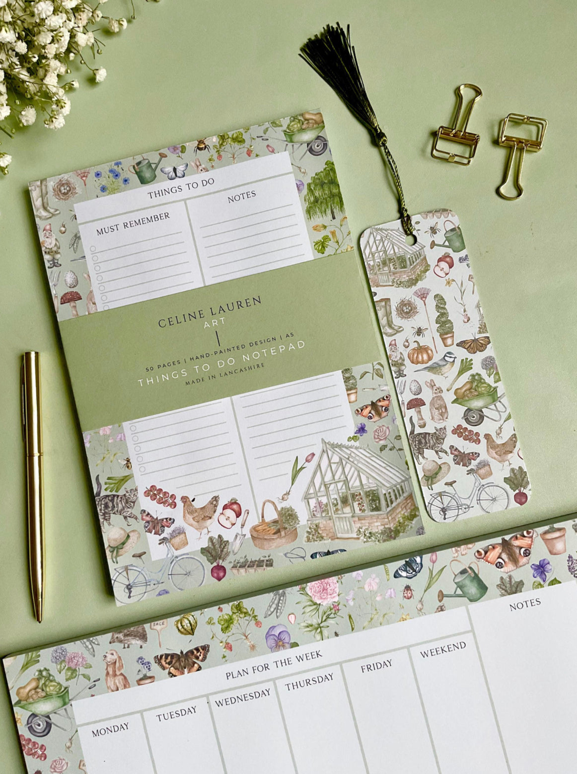 Gardening To-Do List Notepad