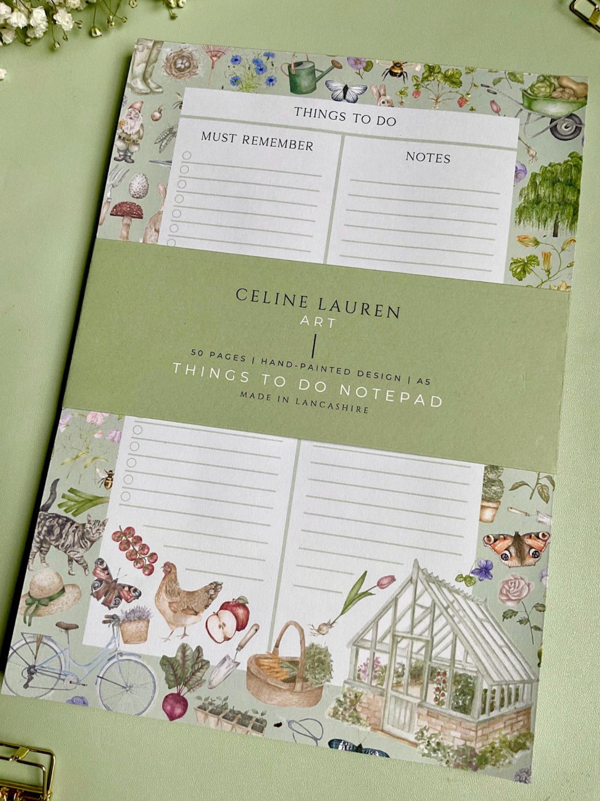 Gardening To-Do List Notepad