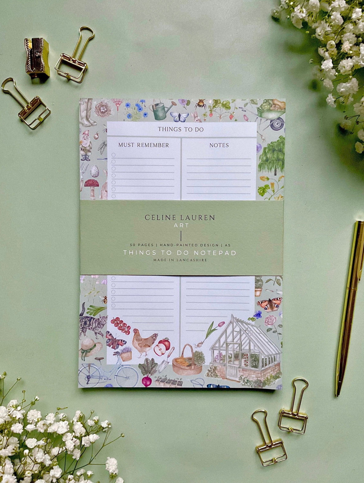 Gardening To-Do List Notepad