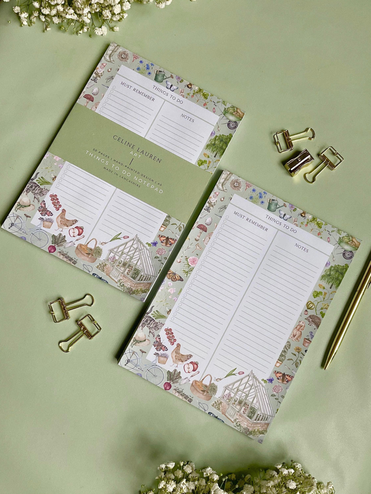 Gardening To-Do List Notepad