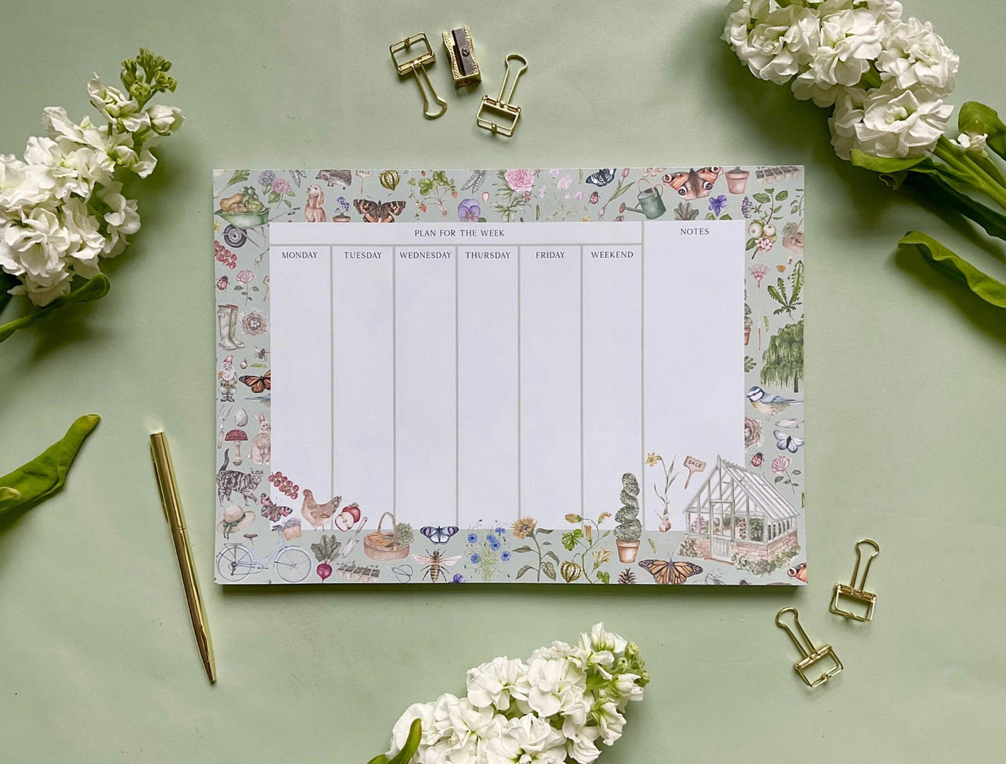 Gardening Stationery Gift Set Bundle