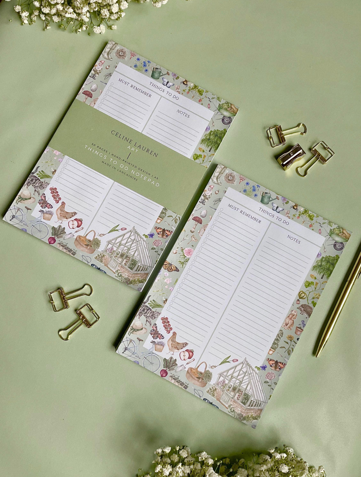 Gardening Stationery Gift Set Bundle