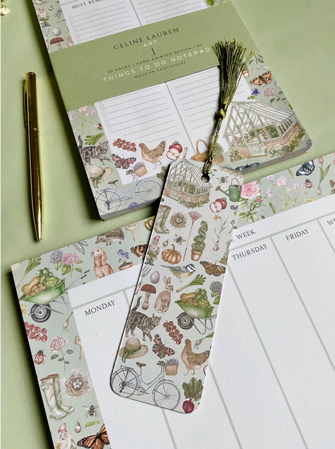 Gardening Stationery Gift Set Bundle