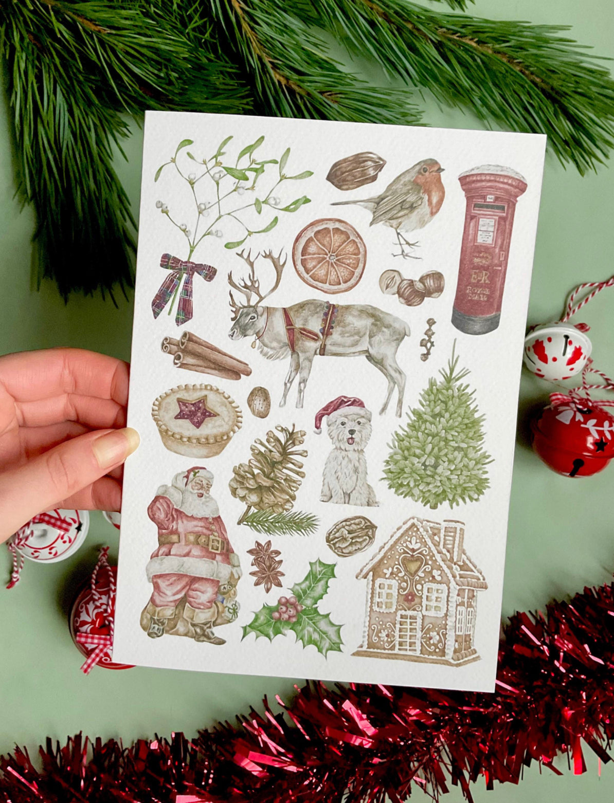 Botanical Christmas Card