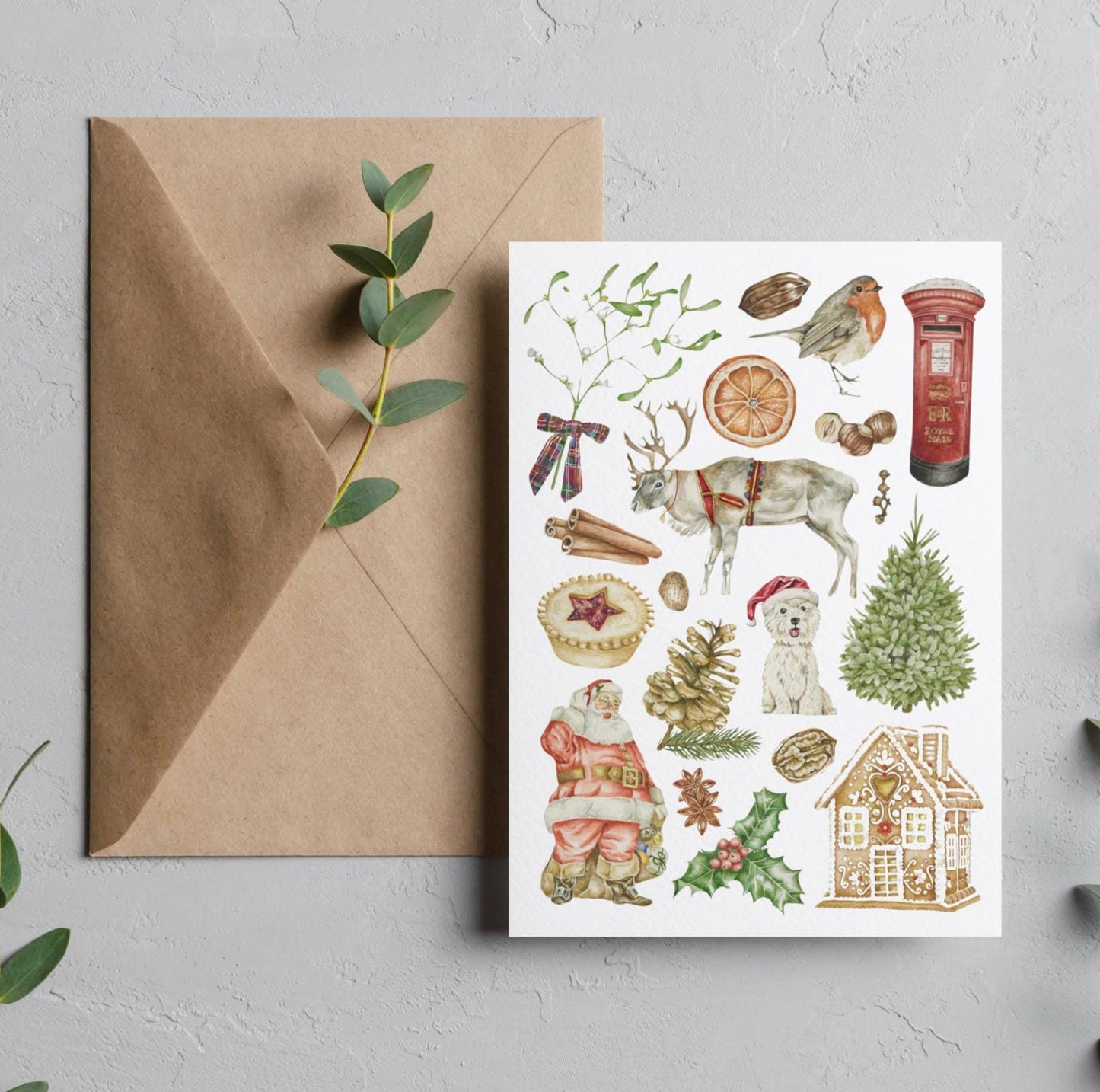 Botanical Christmas Card