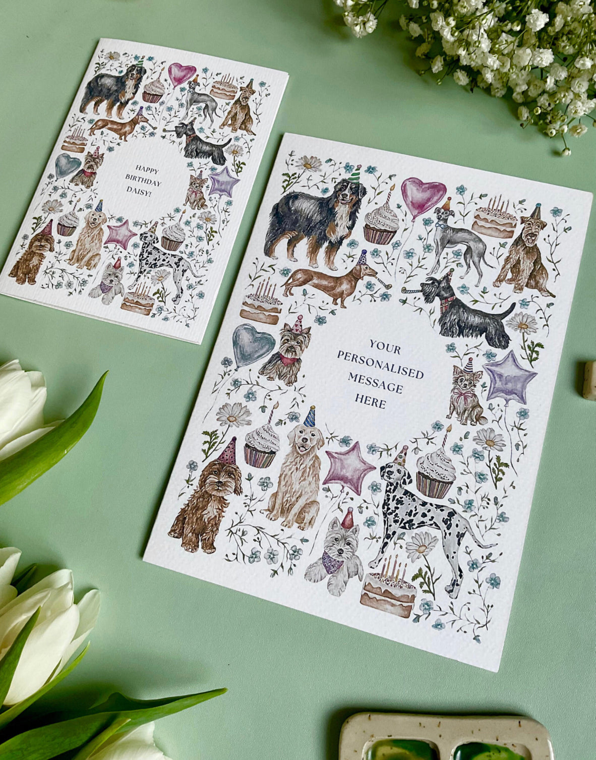 Personalised Dog Birthday Card