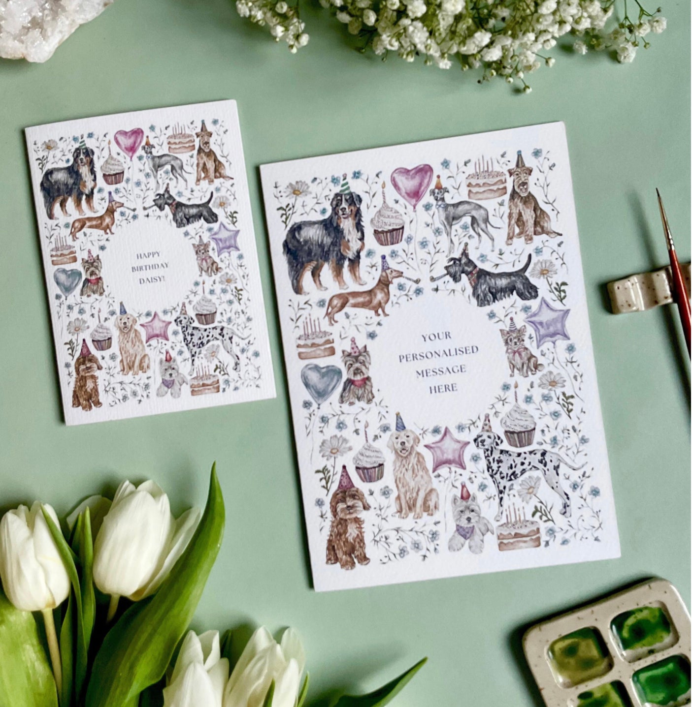 Personalised Dog Birthday Card