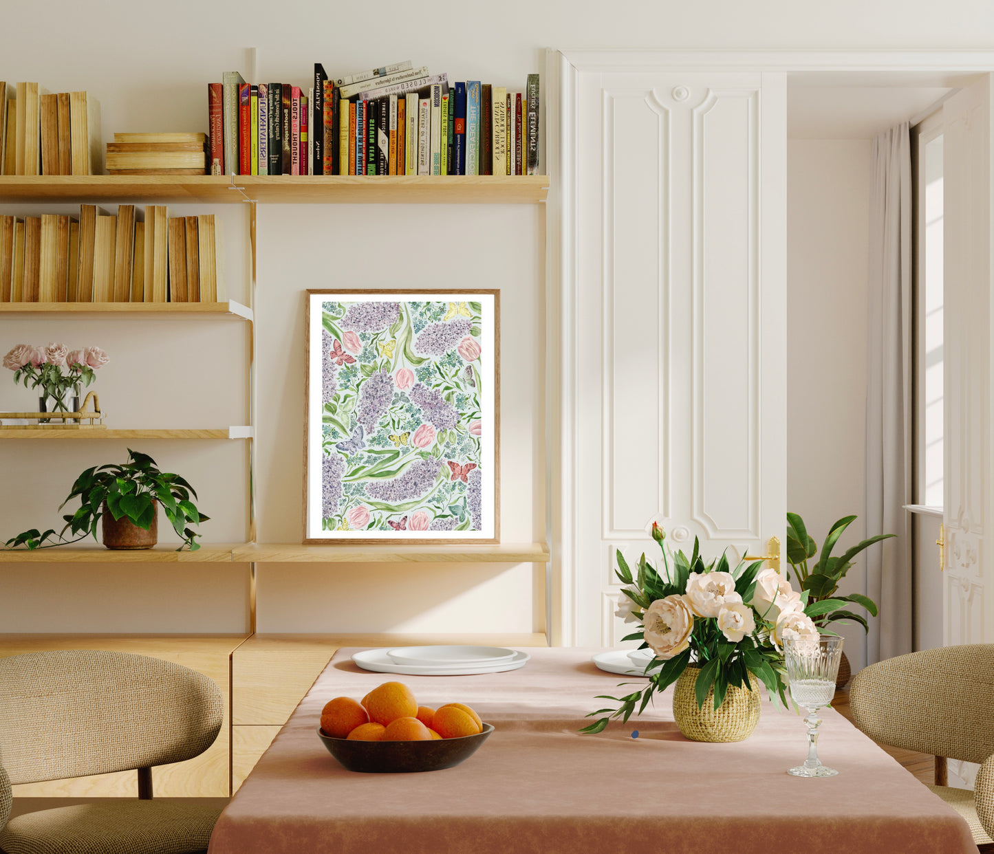 Flowers for Pollinators Watercolour Print