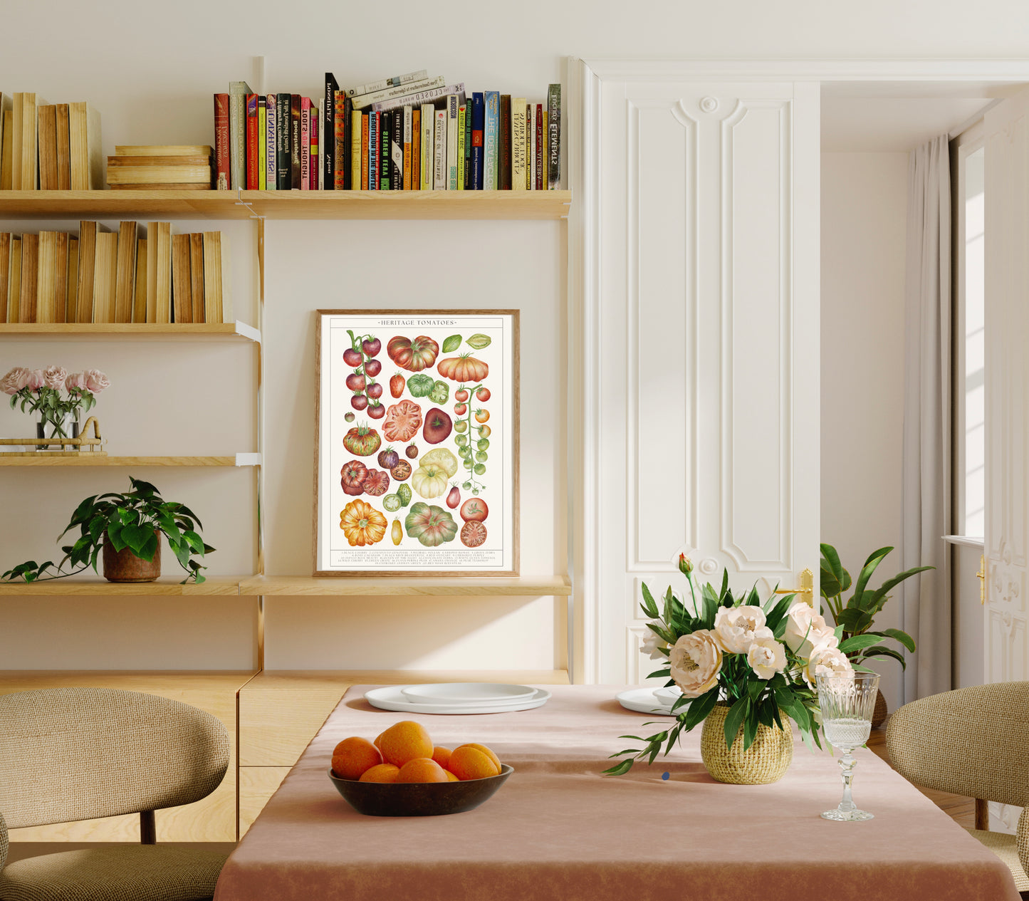 Botanical Tomatoes Guide Watercolour Print