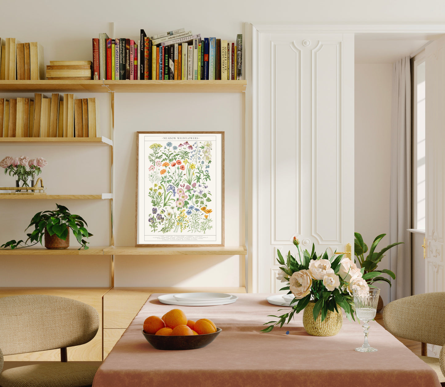 Botanical Wildflower Guide Watercolour Print