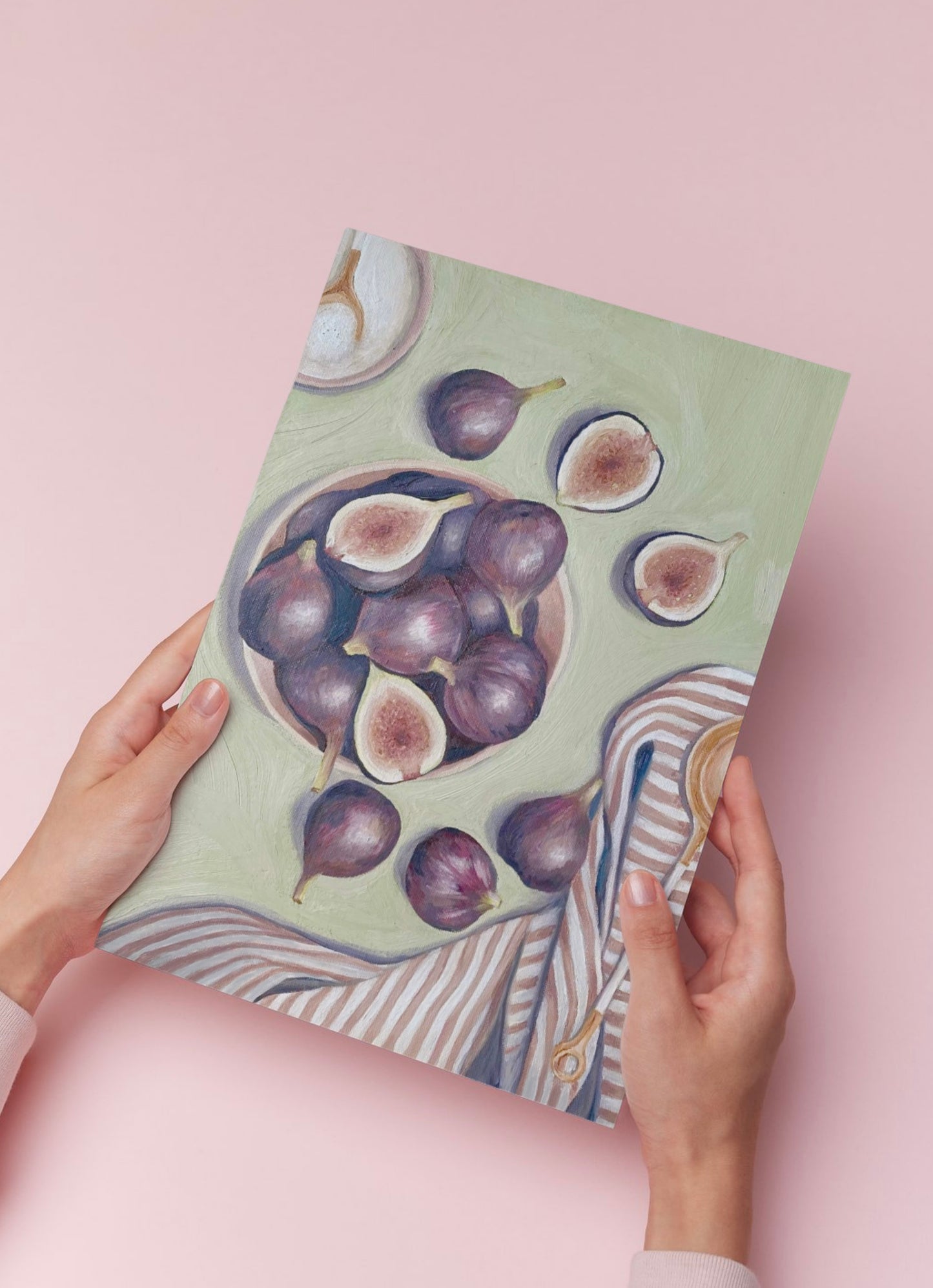 Figs Tablescape Still life Oil Painting Print