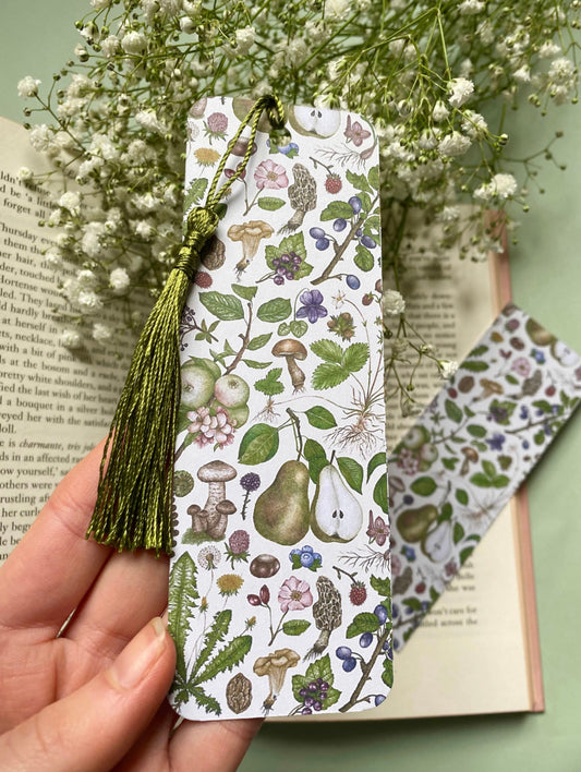 Botanical Foraging Watercolour Bookmark