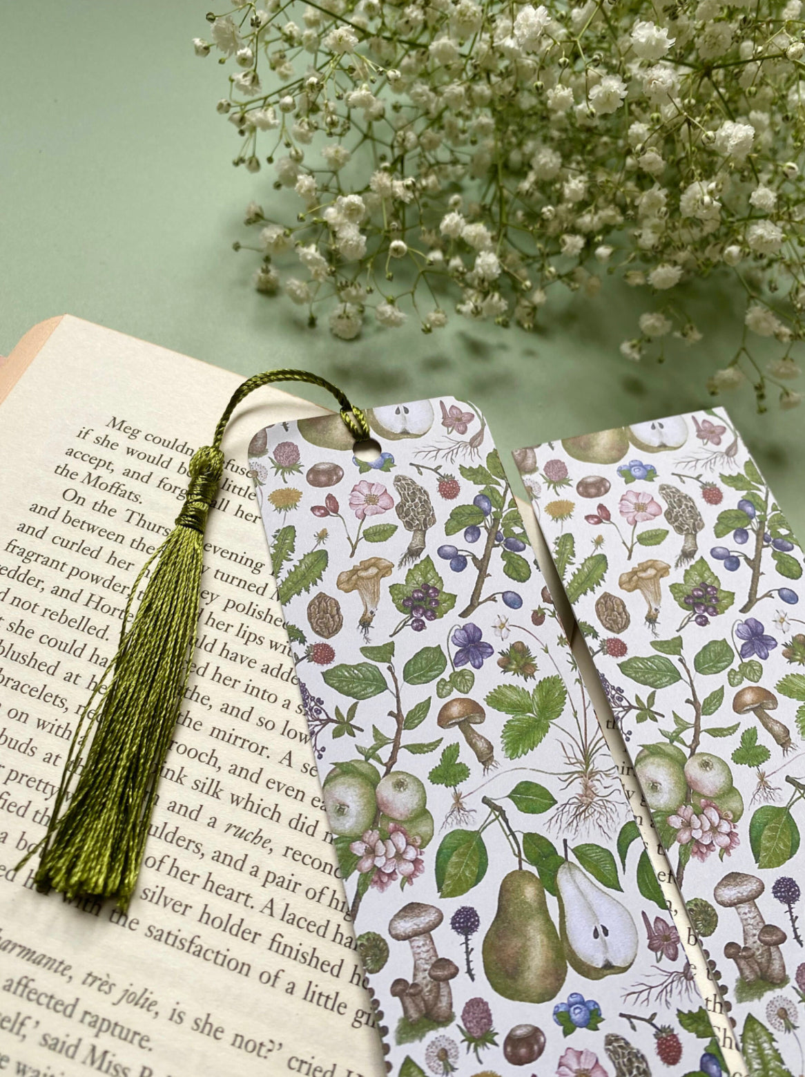 Botanical Foraging Watercolour Bookmark