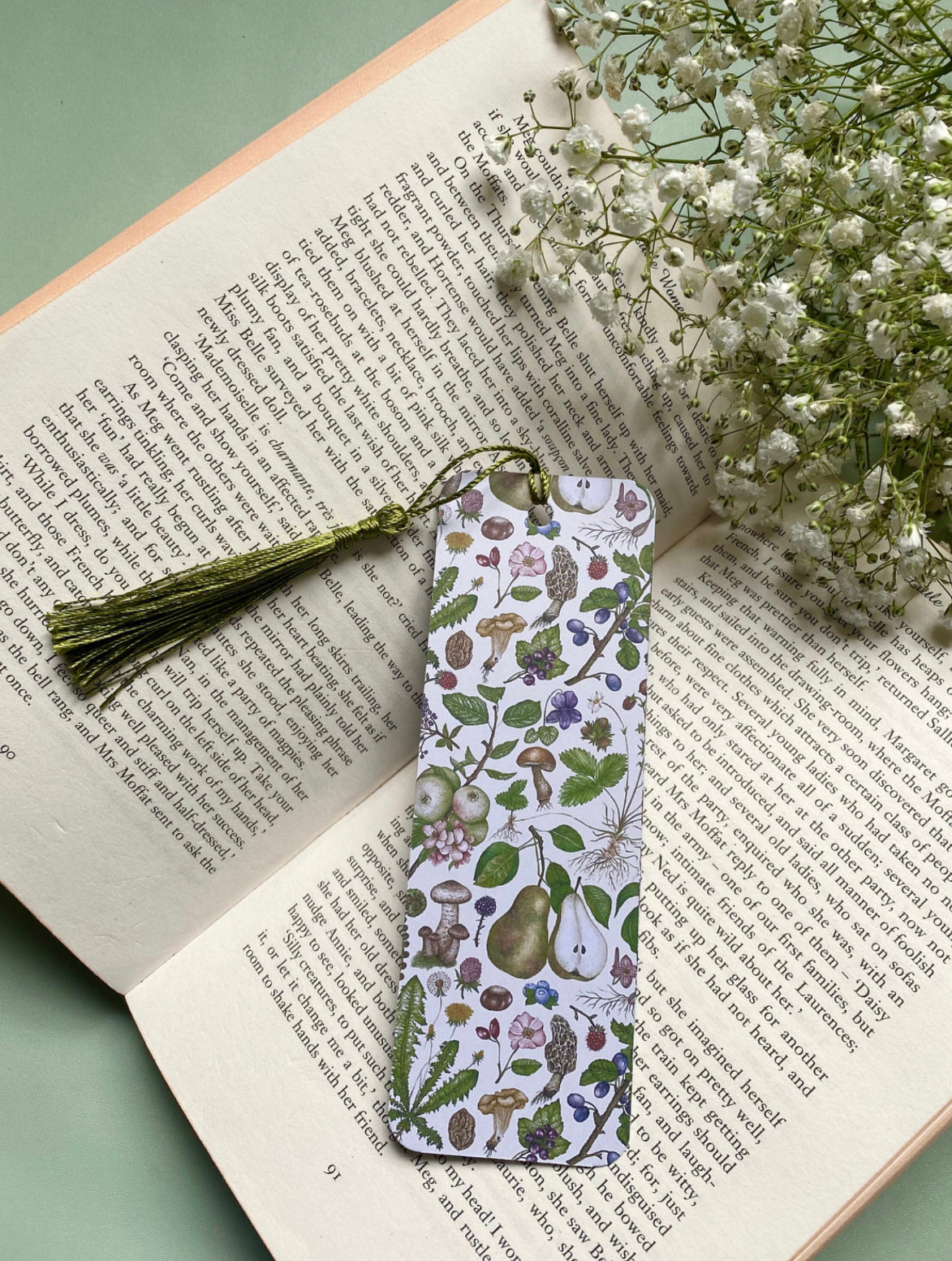 Botanical Foraging Watercolour Bookmark