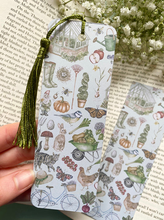 Gardening Watercolour Bookmark
