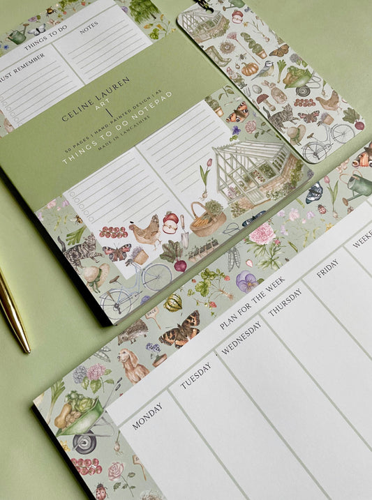 Gardening Stationery Gift Set Bundle