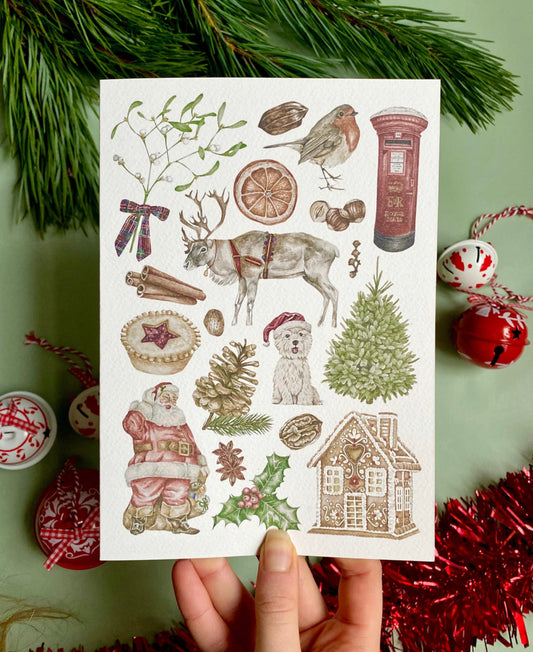 Botanical Christmas Card