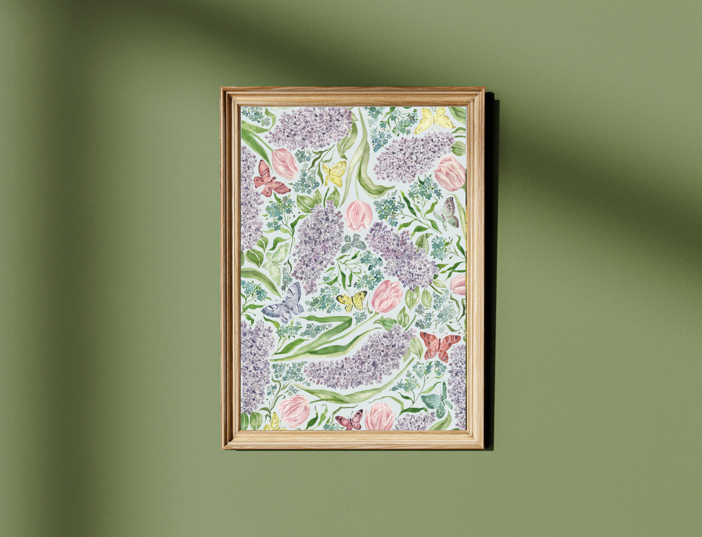 Flowers for Pollinators Watercolour Print