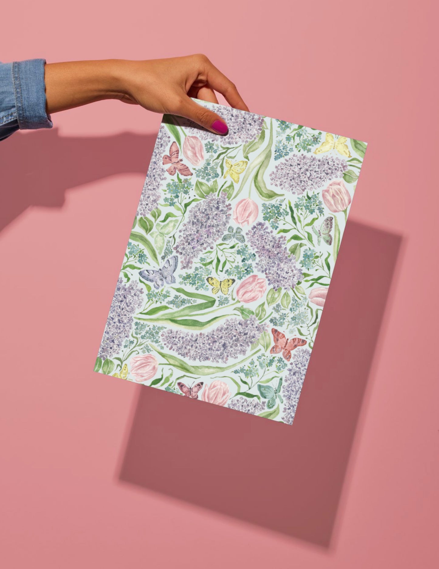 Flowers for Pollinators Watercolour Print